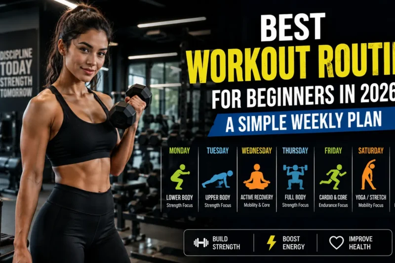 Best workout routine for beginners in 2026 cover image